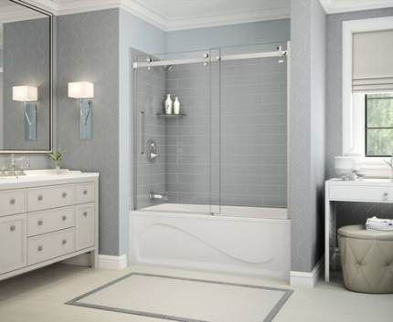 Semi-Frameless Sliding Shower Doors