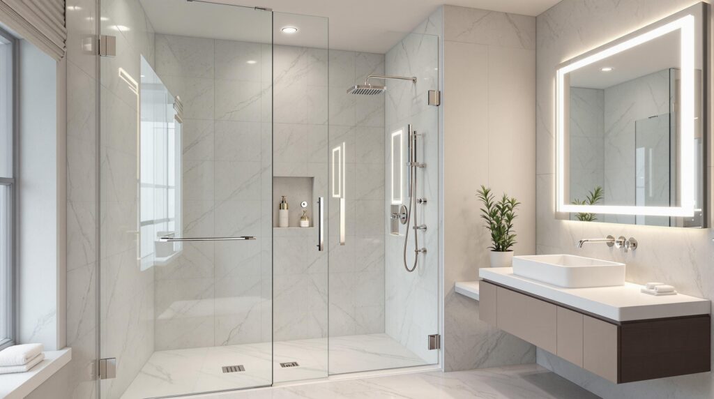 Upgrade Your Bathroom with Luxury Frameless Shower Designs