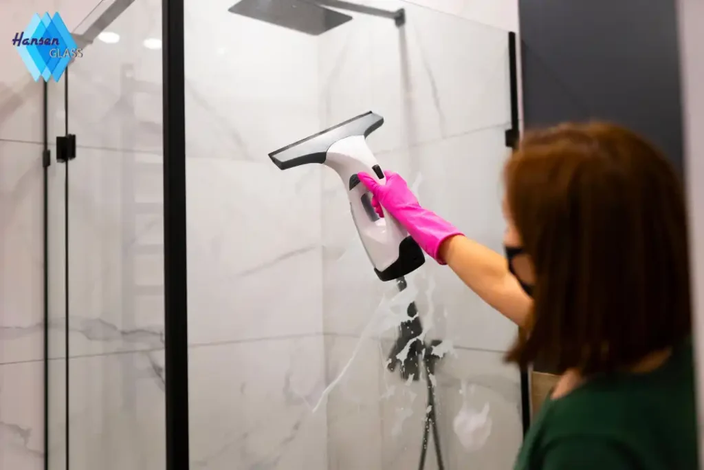How to Clean Glass Shower Doors (and Tackle Hard Water Stains) 12 How to Clean Glass Shower Doors