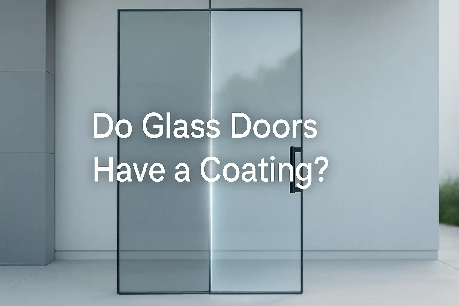 Do Glass Doors Have a Coating on Them