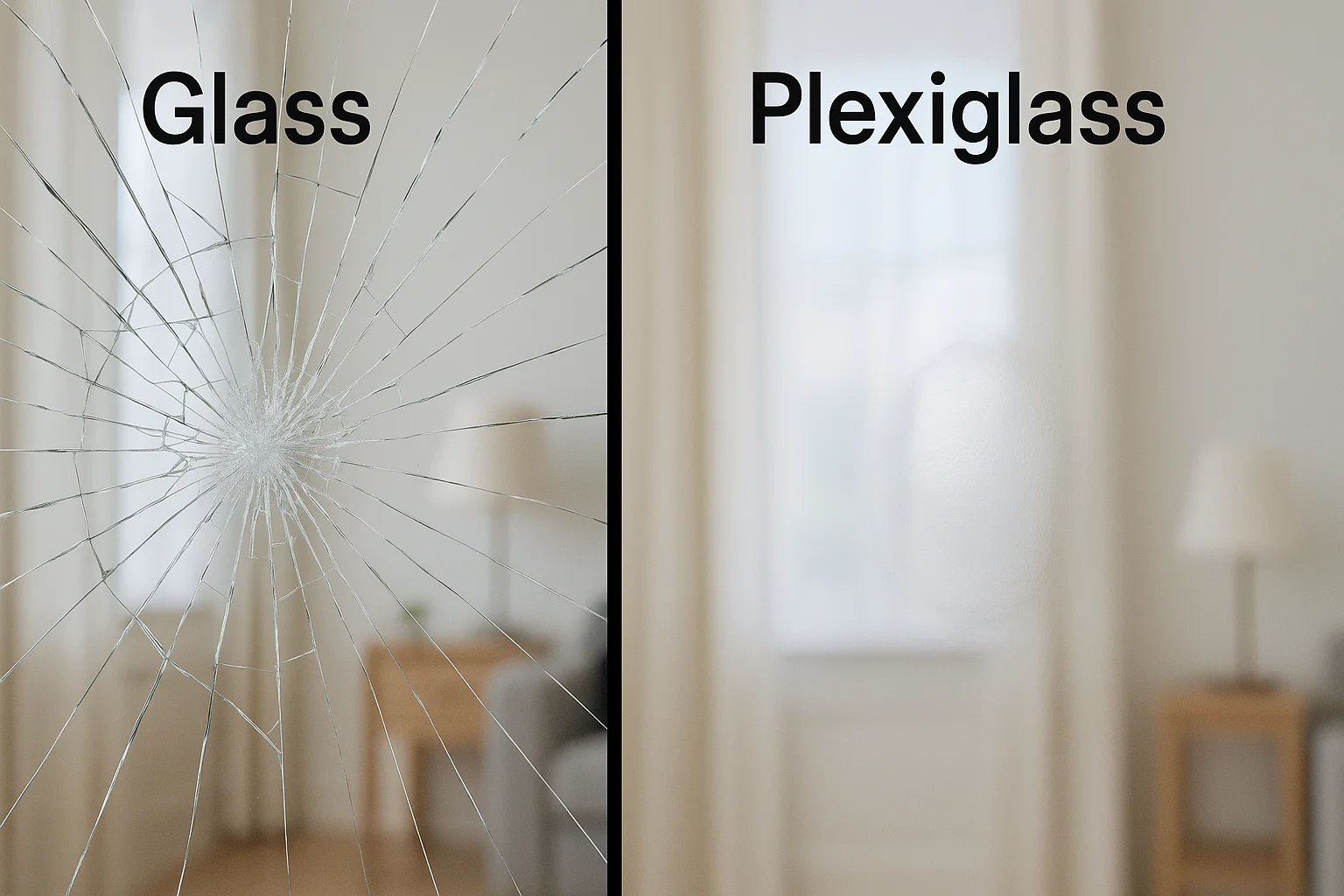 should you use plexi glass to replace a window