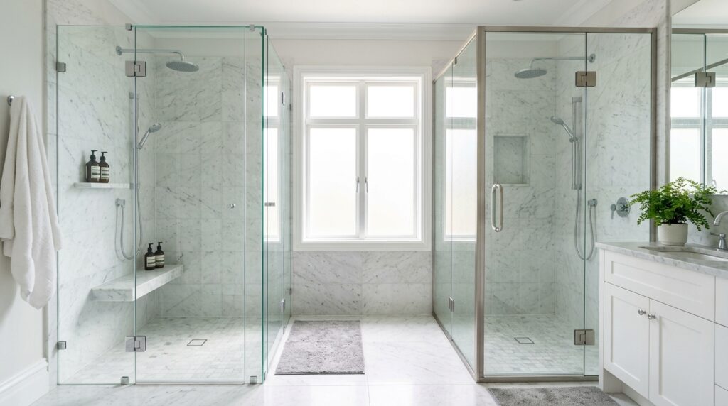 Frameless vs. Semi-Frameless: Structural Differences in Shower Design