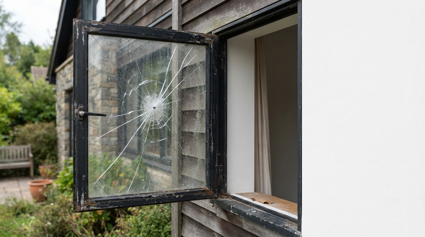 What Happens When Cracked Window Glass Is Left Unaddressed A Professional Perspective on Deterioration