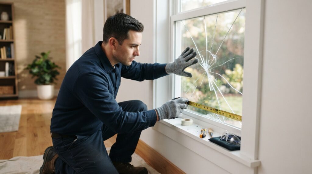 When a Single-Pane Window Breaks What Property Owners Need to Understand Before Calling a Glass Professional